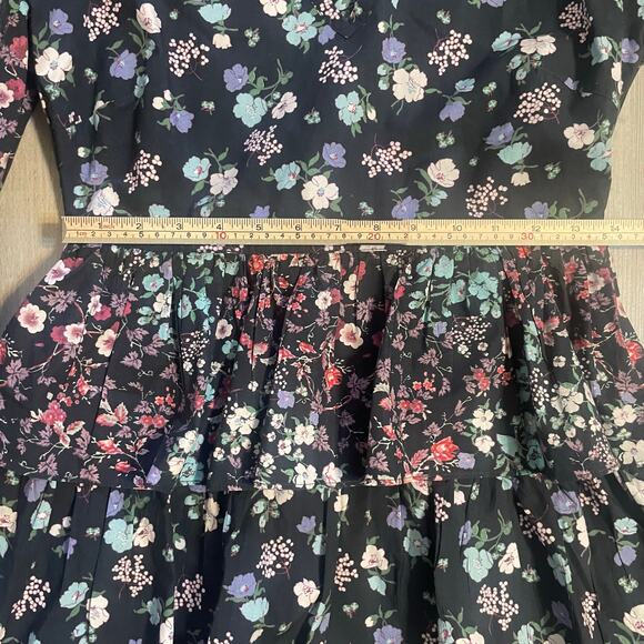 Love Shack Fancy Paris Ruffled Floral Mini Dress SZ 4 - Picture 6 of 16